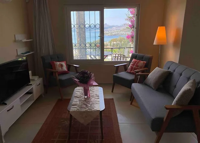 Villa With Panoramic Sea View In Bitez Bodrum