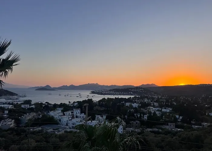 With Panoramic Sea View In Bitez Villa Bodrum